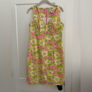 Lily Pulitzer Vintage Alligator Crocodile Print Size 8